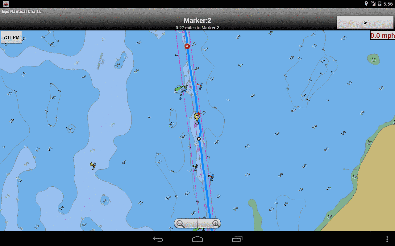 Blackberry Marine Navigation - Route Assistance