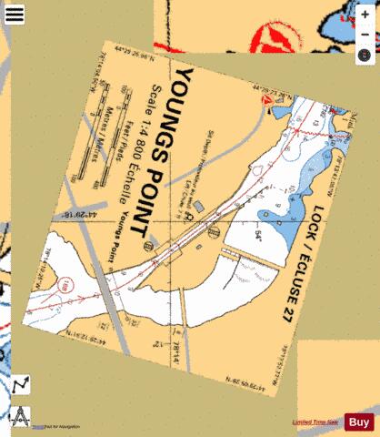 YOUNGS POINT Marine Chart - Nautical Charts App