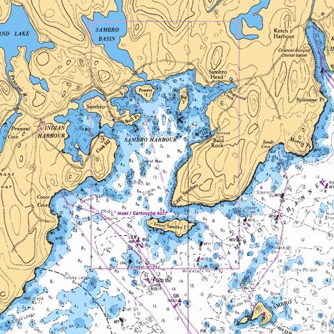 SAMBRO HARBOUR Marine Chart - Nautical Charts App