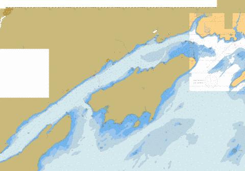 Lower Gap to\a Adolphus Reach Marine Chart - Nautical Charts App