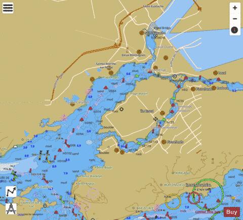 Laval a\to Baie de Vaudreuil Marine Chart - Nautical Charts App