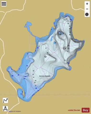 Lac Aux Canards depth contour Map - i-Boating App