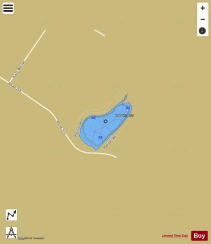 Jolicoeur Lac/ Lac A La Barbotte depth contour Map - i-Boating App