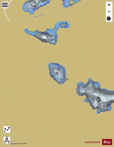 Lac Boyd depth contour Map - i-Boating App