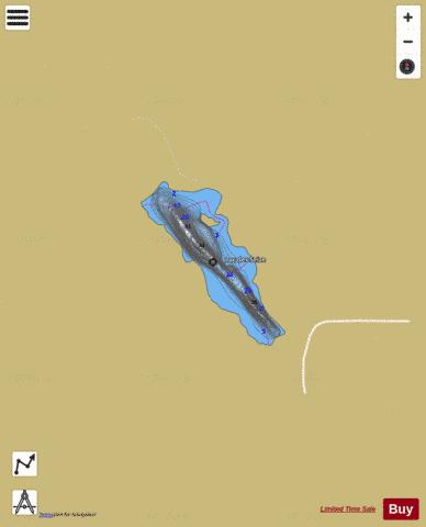 Seize Lac Des depth contour Map - i-Boating App