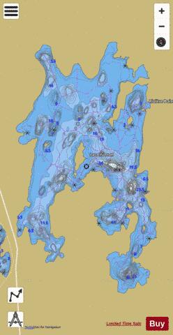 Charron, Lac depth contour Map - i-Boating App