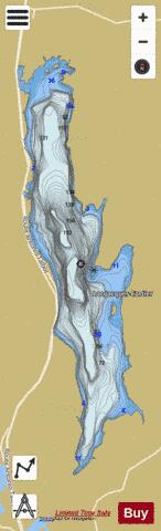 Jacques-Cartier, Lac depth contour Map - i-Boating App