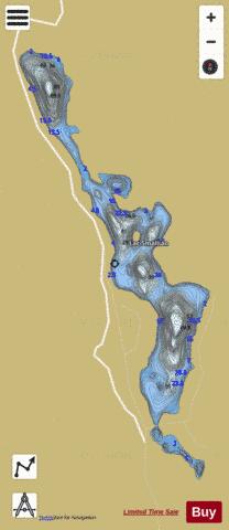 Smallian, Lac depth contour Map - i-Boating App