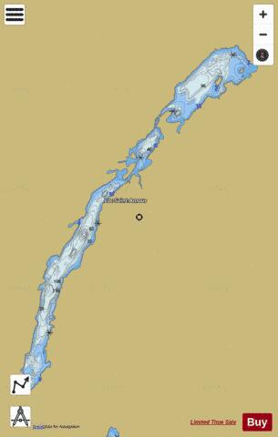 Saint-Amour, Lac depth contour Map - i-Boating App