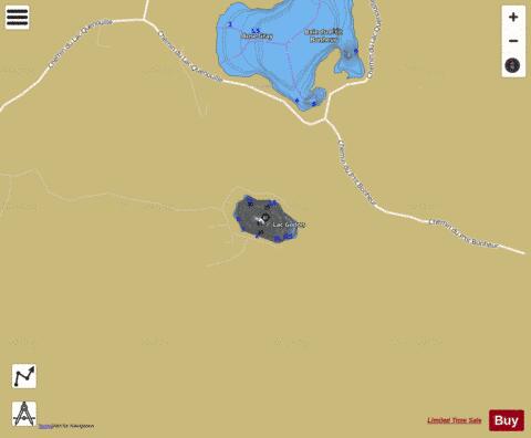 Godon, Lac depth contour Map - i-Boating App