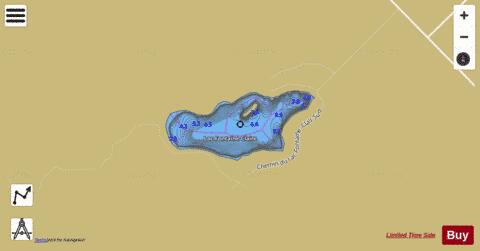 Fontaine Claire, Lac depth contour Map - i-Boating App