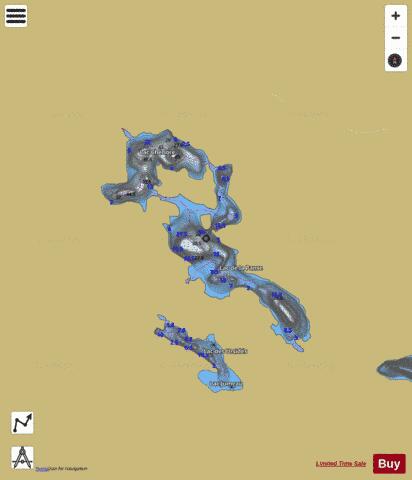 Panse, Lac de la depth contour Map - i-Boating App