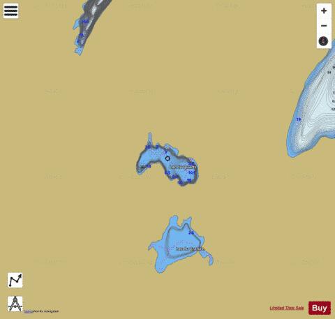 Quartz, Lac du depth contour Map - i-Boating App