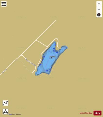Dion, Lac depth contour Map - i-Boating App
