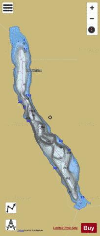 Matane, Lac depth contour Map - i-Boating App