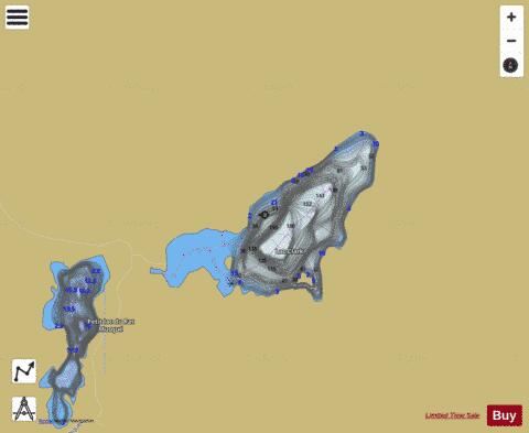 Clark, Lac depth contour Map - i-Boating App