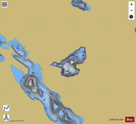 Pickwick, Lac depth contour Map - i-Boating App