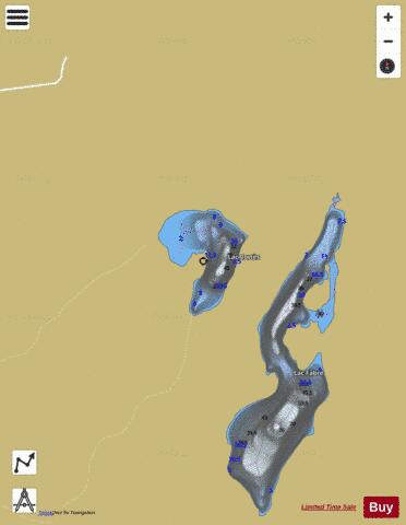 Cortes, Lac depth contour Map - i-Boating App