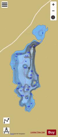 Sapin, Lac depth contour Map - i-Boating App
