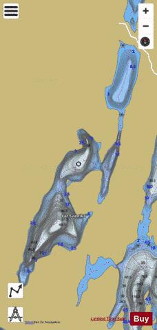 Svastika, Lac depth contour Map - i-Boating App