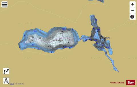 Hardinge, Lac depth contour Map - i-Boating App