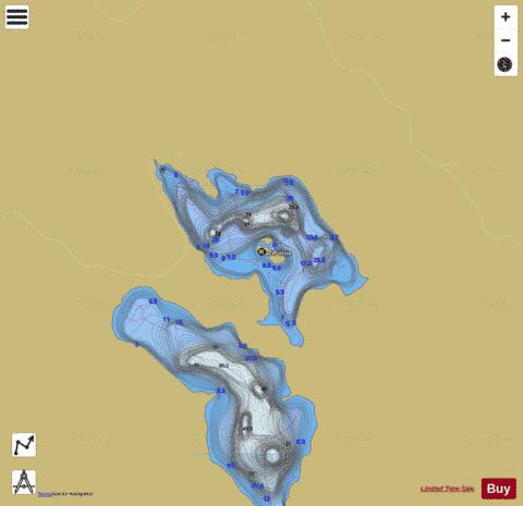 Patrie, Lac depth contour Map - i-Boating App