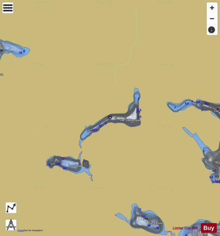 Labrecque, Lac depth contour Map - i-Boating App