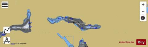 Ledoux, Lac depth contour Map - i-Boating App