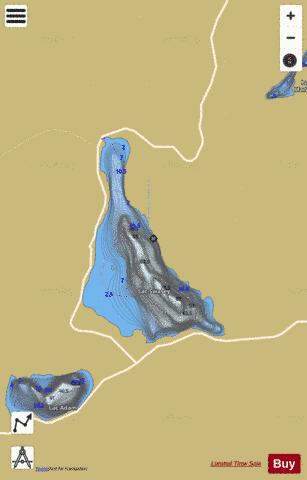 Swasey, Lac depth contour Map - i-Boating App