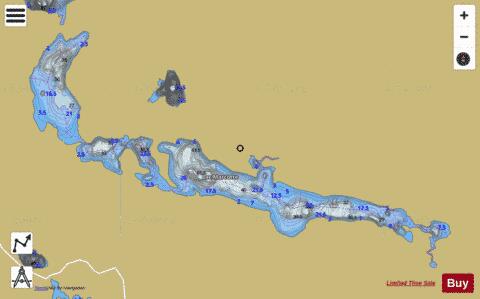 Marcotte, Lac depth contour Map - i-Boating App
