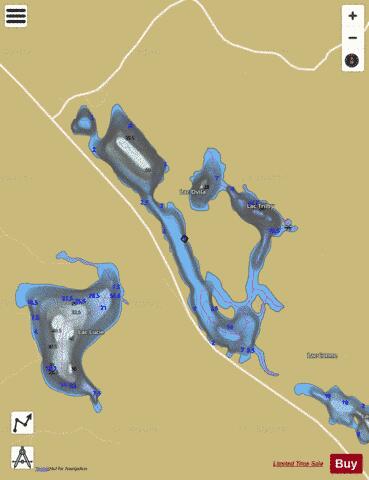 Trilby, Lac depth contour Map - i-Boating App