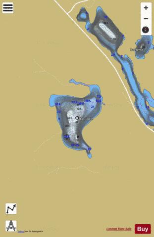 Lucie, Lac depth contour Map - i-Boating App