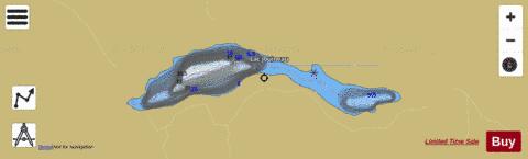 Jouineaul, Lac depth contour Map - i-Boating App