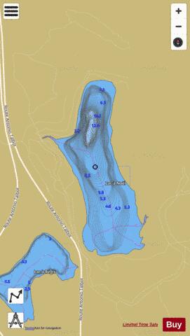Noel, Lac a depth contour Map - i-Boating App