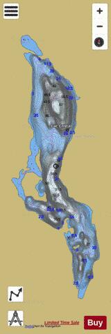 Cristal, Lac depth contour Map - i-Boating App