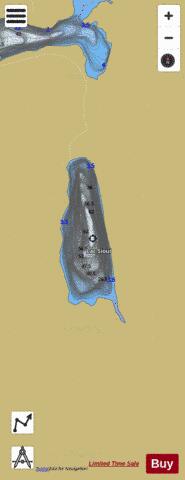 Sioui, Lac depth contour Map - i-Boating App
