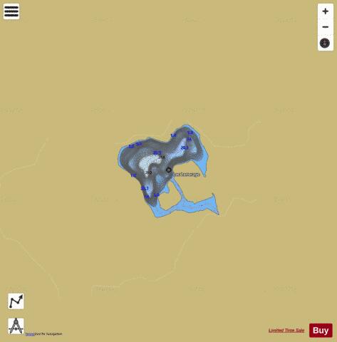 Lanoraye, Lac depth contour Map - i-Boating App