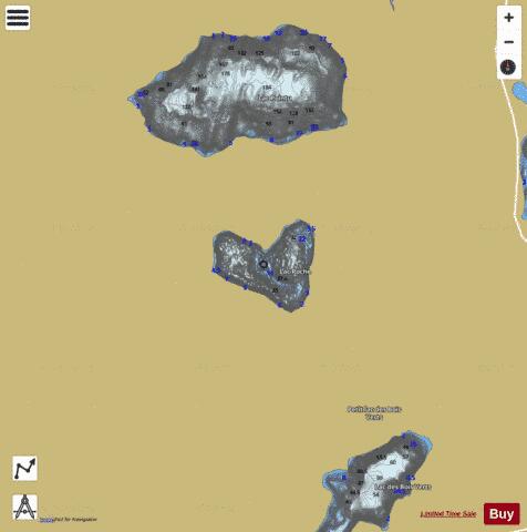 Roche, Lac depth contour Map - i-Boating App