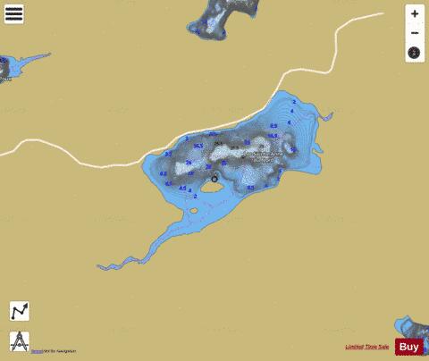 Saint-Anne du Nord, Lac depth contour Map - i-Boating App