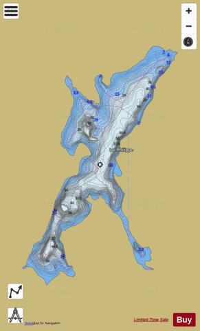 Philippe, Lac depth contour Map - i-Boating App