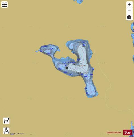 Le Bon Lac depth contour Map - i-Boating App