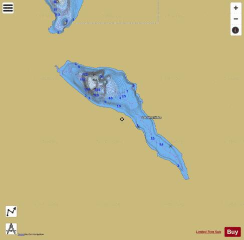 Vercheres, Lac depth contour Map - i-Boating App