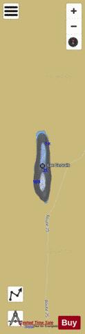 Gervais, Lac depth contour Map - i-Boating App