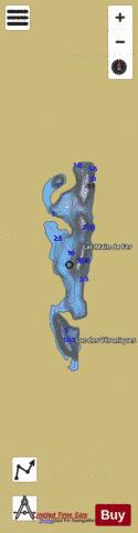 Veroniques, Lac des depth contour Map - i-Boating App