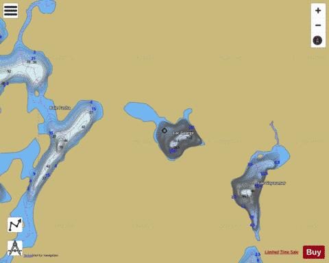 George, Lac depth contour Map - i-Boating App