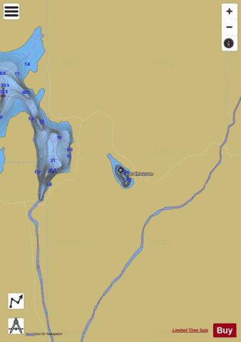 Chausson, Lac depth contour Map - i-Boating App