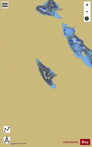 Paul, Lac depth contour Map - i-Boating App