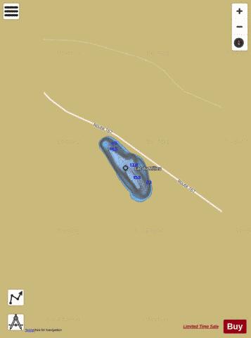 Milieu, Lac du depth contour Map - i-Boating App