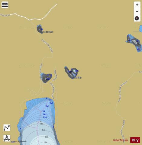 Sikip, Lac depth contour Map - i-Boating App