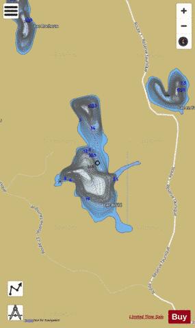 Brule, Lac depth contour Map - i-Boating App